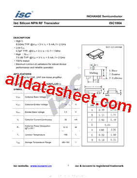 ISC1864 Datasheet PDF - Inchange Semiconductor Company Limited
