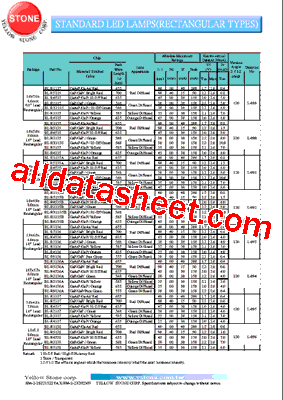 BL-R3138 Datasheet PDF - Yellow Stone Corp