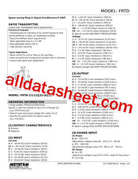 FRTD-R-J5-R Datasheet PDF - M-System Co.,Ltd.