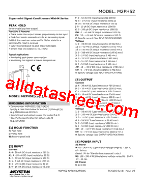 M2PHS2H-11-R2 Datasheet PDF - M-System Co.,Ltd.