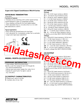 M2RTS-R-A3-R2/CE Datasheet PDF - M-System Co.,Ltd.