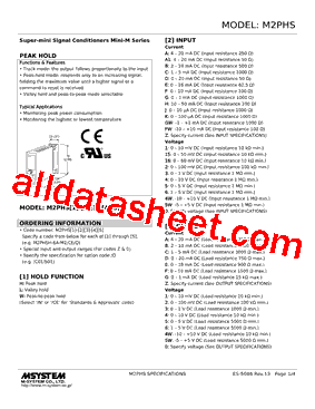M2PHSH-BC-R2/CE Datasheet PDF - M-System Co.,Ltd.