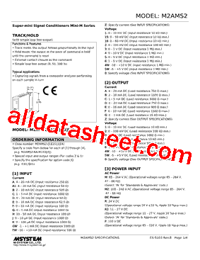 M2AMS2-41-R2/CE Datasheet PDF - M-System Co.,Ltd.