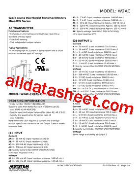 W2AC-ABBY-R2/N Datasheet PDF - M-System Co.,Ltd.