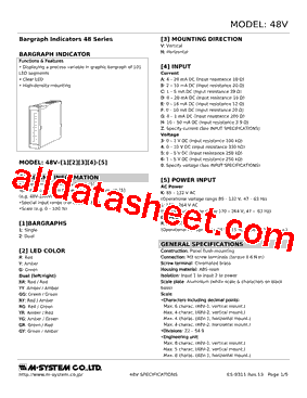 48V-2YYVC-R Datasheet PDF - M-System Co.,Ltd.
