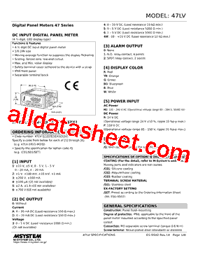 47LV-3D0YR-R Datasheet PDF - M-System Co.,Ltd.
