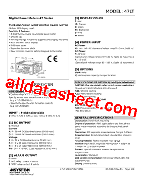 47LT-1A0YR-R Datasheet PDF - M-System Co.,Ltd.