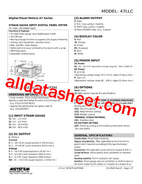 47LLC-S2A0YR-R Datasheet PDF - M-System Co.,Ltd.