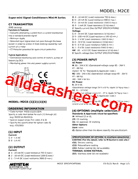 M2CE-12-R2/CE Datasheet PDF - M-System Co.,Ltd.