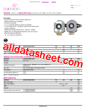 AMT21 Datasheet PDF - CUI Devices