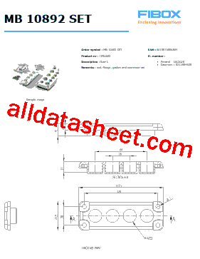 3590892 Datasheet PDF - FIBOX Enclosing innovations