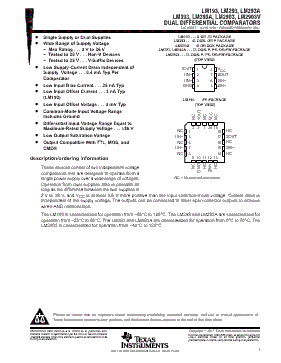 LM393DGKR Datasheet PDF - Texas Instruments