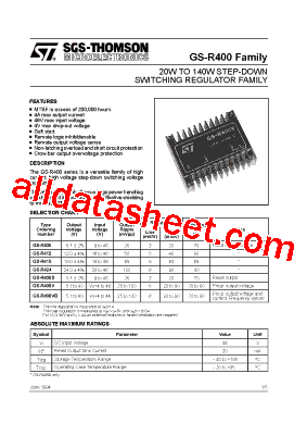 GS-R415 Datasheet PDF - STMicroelectronics