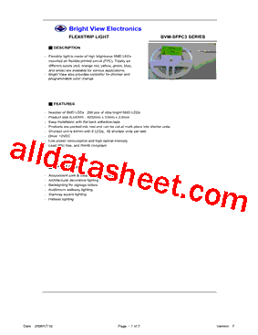 BVM-SFPC3O2S Datasheet PDF - Bright View Electronic Co., LTD.