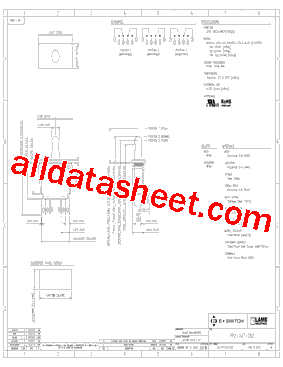 34-PP21U72B2 Datasheet PDF - E-SWITCH