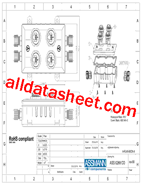 A-RJ45-BOX-4 Datasheet PDF - Assmann Electronics Inc.